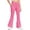 a-Hot Pink10332, variant on FINALGANG Girls' Pants Kids Solid Color Casual Flared Pants High Waisted Slim Fit Trousers With Pockets For Casual Daily Outdoor Wear Cozy Bottoms