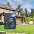 thumbnail image 2 of Halloween Scarecrow and Pumpkins At Night Fall Garden Flags 12.5"x18" Double Side,Small Yard Flags for Outside,Outdoor Fall Decor,Autumn Funny Garden Flag Yard Decoration, 2 of 4