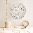 thumbnail image 5 of Daiia Wildflower Watercolor Printed Pattern Ceramic Plate Dinner Plates Bone China Decorative Plates with Display Stand Art Ceramic Ornaments for Wall Hanging Decoration-10in, 5 of 6