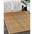 thumbnail image 2 of Ahgly Company Indoor Round Mid-Century Modern Brown Sand Brown Oriental Area Rugs, 4' Round, 2 of 6