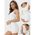 thumbnail image 3 of DARING DIVA Butt Lifter Shorts Full Body Shaper Bodysuits S White, 3 of 6