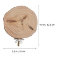 thumbnail image 3 of Shisuyan Wood Perches Stand Light Brown 2Pcs 12.5x10, 3 of 8
