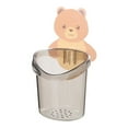 thumbnail image 1 of Wall-Mounted Gargle Tools Organizer Mouthwash Cup Suction Toothbrush Cup, 1 of 1