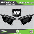 thumbnail image 2 of Kalair GFX Graphics Kit for Kawasaki KX85 (2014-2021) Revolt Series, 2 of 5