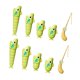 thumbnail image 5 of Juego de pesca interactivo, juego de matemáticas preescolares, regalo para dos jugadores, entretenimiento. Verde, 5 of 9