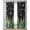 Green Gold Black, variant on Merry Christmas Sheer Curtains 45 Inch Length 2 Panels Set for Living Room/Bedroom, Xmas Trees Snowflake Farmhouse Winter Kitchen Curtains Grommet Semi-Sheer Curtains Window Treatments 42"x45"x2