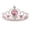 Pink, variant on Plastic Crown, Lightweight Design, for School and Study, 11.8 x 7.5 cm