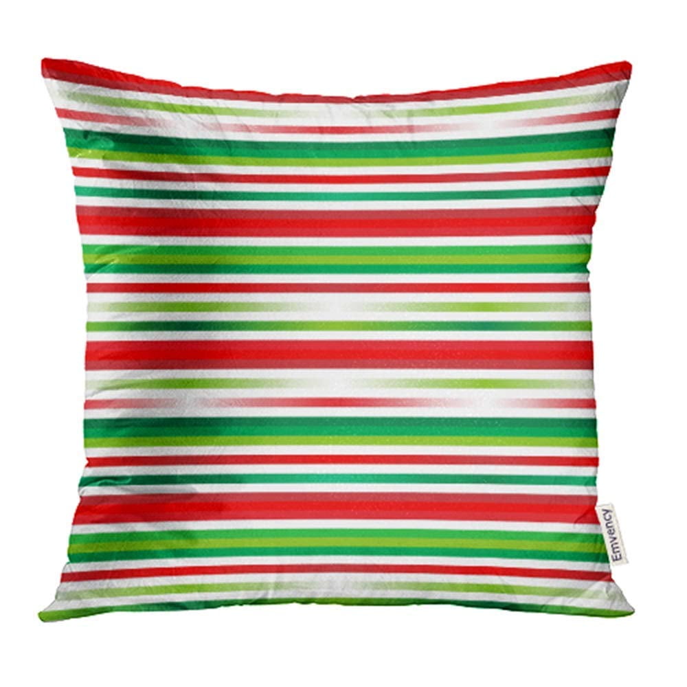 ARHOME White Box Christmas Color Red and Green Stripe Pattern