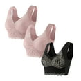 thumbnail image 3 of Up to 50% off Lovzfmll 3PCS Plus Size Bras for Women Full Cup Seamless Push Up Shaping Wire Free Everyday Bra, 3 of 3