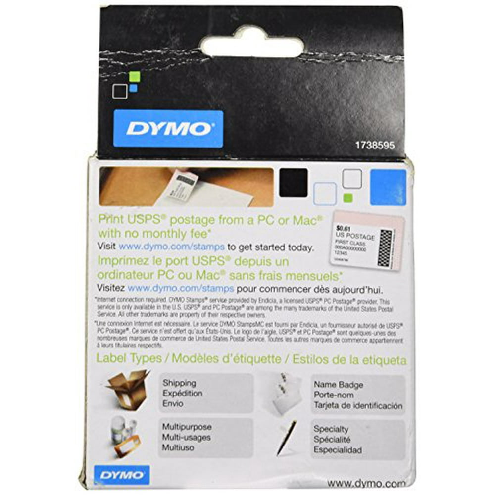 Dymo LabelWriter Self-Adhesive Barcode Labels, 3/4- by 2-1/2-inch, White (1738595) - Walmart.com ...