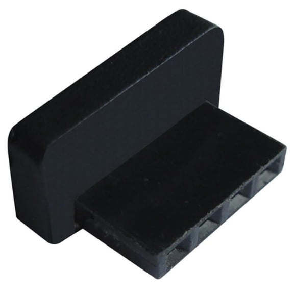 LTLS-ENDCAP-Cal Lighting-Accessory-End Cap-0.63 Inches Wide by 0.38 Inches High Black Finish