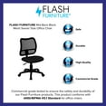 thumbnail image 4 of Flash Furniture Mid-Back Black Mesh Swivel Task Office Chair, 4 of 13