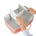 thumbnail image 4 of Sunveno Large Polyester Nursery Portable Diaper Caddy Organizer for Changing Station, 4 of 10