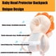 thumbnail image 5 of Baby Fall Pillow Backpack, Upgraded Toddler Head Protector Backpack, Baby Backpack Head Protection Pillow, Baby Safety Walking Anti-fall Pillow Backpack Baby with Horizontal Belt (Butterfly B), 5 of 6