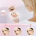thumbnail image 5 of Mysmir 3.3" Round ABS LED Makeup Mirror w/ USB Cable, Rechargeable, Lighted, 1x/3x Magnification, Pink, 5 of 6