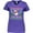Purple, variant on Merry Christmas Sloth and Llama Ugly Sweater Style Women's V-Neck T-Shirt