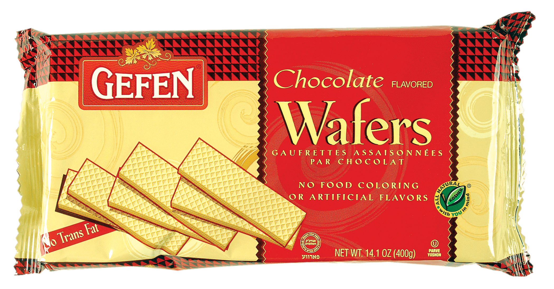 Gefen: Chocolate Flavored Cookies Wafers, 16 oz