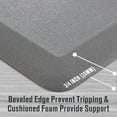 thumbnail image 2 of Carvapet Anti-Fatigue Floor Mat 20MM Thick Cushioned Kitchen Comfort Mat, Waterproof Non-Slip Standing Desk Foam Mats and Rugs, Grey, 17.3"x28"x0.79", 2 of 8