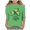 Green, variant on DGQPLPD Girls St Paddy's Day Printed 3/4 Sleeve Peplum T Shirt Tops for Cheerful St Patrick's Day Theme Girls Fashionwear Green 10-11 Years