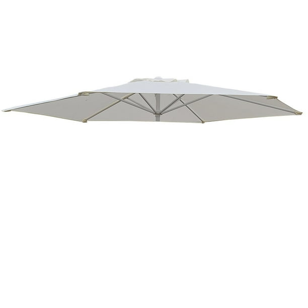 Replacement Patio Umbrella Canopy Cover for 10ft 8 Ribs Umbrella Taupe