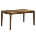 thumbnail image 5 of New Classic Gia 60" 5-Piece Rectangular Wood Dining Set with 4 Chairs in Brown, 5 of 14