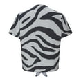 thumbnail image 6 of Womens Striped Tops Fashion Zebra Print Short Sleeve T-Shirts V Neck Elegant Tunic Shirt Summer Holiday Blouses Casual Loose Pullover Tops, 6 of 7