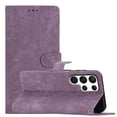 thumbnail image 4 of Allytechgroup Wallet Phone Case for Samsung Galaxy S23 with Credit Card Slot, PU Leather Slim Lightweight Flip Case with Lanyard Shockproof Protective Bumper for Women Girls, Purple, 4 of 10