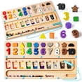 thumbnail image 1 of Laberinto magnético de números de colores 3 en 1 de Montessori Toys SYNARRY 3+, 1 of 7