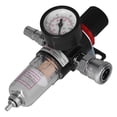 thumbnail image 3 of Oil Water Separator Regulator, Air Compressor Moisture Filter Air Compressor Accessories With Pressure Gauge For Air Tool For Air Compressor, 3 of 8