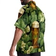 thumbnail image 3 of Saint Patrick's Day Men's Short Sleeve Beach Shirts, Casual Printed Poplin Button Down, Unisex Summer Hawaiian Shirt, 3 of 6