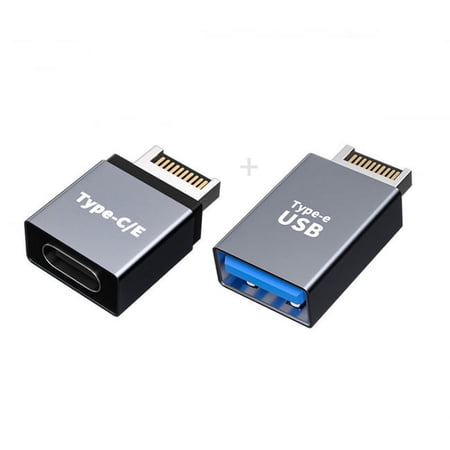 Chenyang CY 2pcs USB 3.1 Front Panel Header Male Type-E to Type-A Type-C USB-C Motherboard Extension Data Adapter Adapter price history on PriceWatchPro