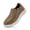 Brown, variant on Fittington Men's Wide Width Slip On Dress Shoes Water-Resistant Lightweight Casual Business Oxfords Leather Shoes 10.5 Wide