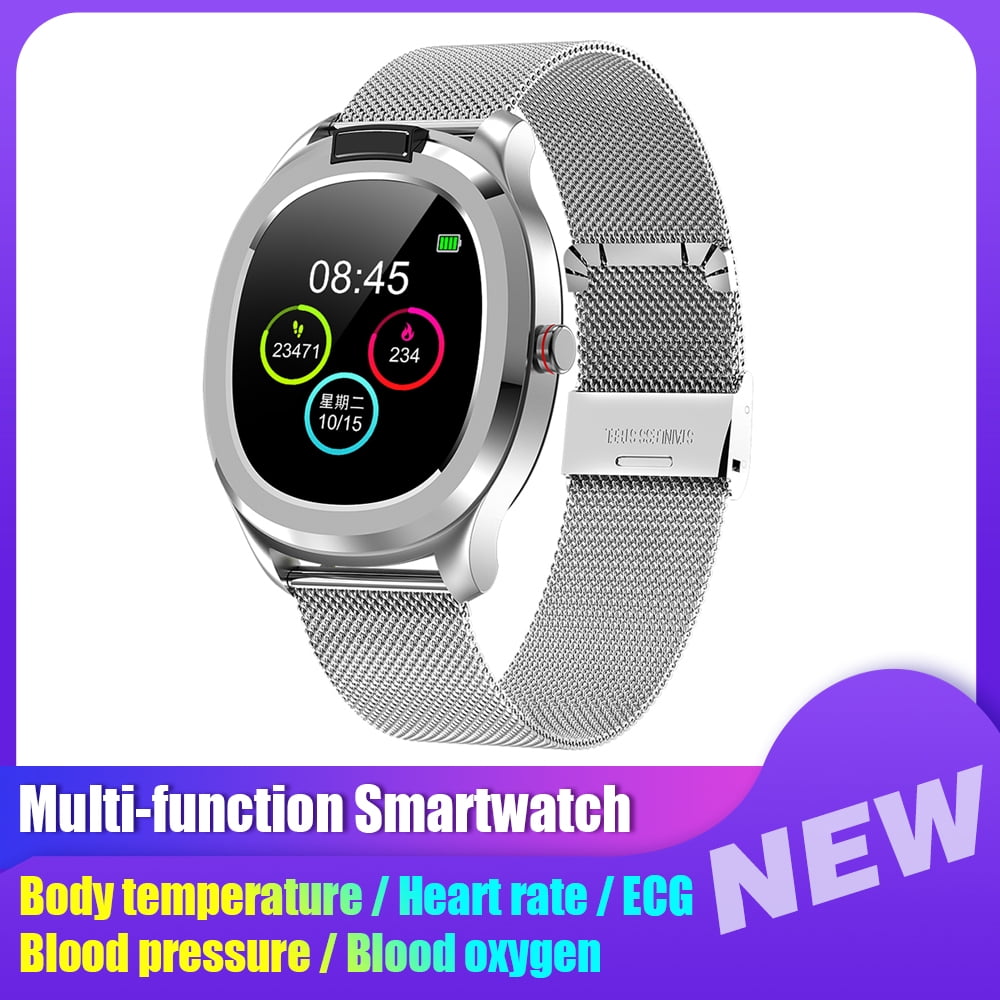 Tomshoo Multi-function Smartwatch Health Monitor for Heart Rate/ECG/Blood  Pressure/Blood Oxygen/Body Temperature Multiple Sports Mode Smart Bracelet  - Walmart.com