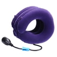 thumbnail image 5 of Air Inflatable Cervical Neck Traction Device Adjustable Neck Pillow and Brace for Pain Relief Travel Sleeping - Purple, 5 of 5