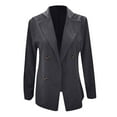 thumbnail image 4 of Aloohaidyvio Blazers for Women Fall Winter Elegant Blazer Jacket for Women Fashion Casual Open Front Business Pocket Suit Jacket, 4 of 5