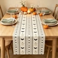 thumbnail image 4 of BiFandian Halloween Table Runner Ghost Bat Spider Pattern Table Runner Holiday Decorative Tablecloth Runner Halloween Fall Decorations Indoor Tabletop Decor, 4 of 6
