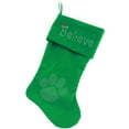 thumbnail image 4 of Christmas Stocking Rhinestone, "Believe", 4 of 5
