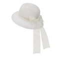 thumbnail image 4 of SUYIDA French Style Elegant Lace Bow Summer Sun Hat for Women Beach Outing Shading Fisherman Hat, 4 of 4