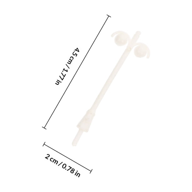 BESTonZON 2 Pièces Lampe Miniature Petite Applique Murale, Modèle Table Sable éclairage De Scène De Maison De Poupée Petite pour Maison De Poupée Jouets Créatifs pour Train Railway Architecture Rue