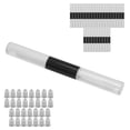 thumbnail image 2 of Tubo de lápiz labial vacío, 30 unidades de brillo de labios vacíos, tubos de bálsamo labial recargables, tubo de lápiz labial recargable, compacto y liviano, 2 of 8