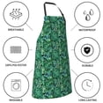 thumbnail image 6 of Bingfone Monstera Leaves Apron Gifts For Men, Women Professional Grade Chef Apron for Kitchen,BBQ & Grill, 6 of 8