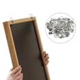 thumbnail image 5 of 100Pcs Iron D Ring Picture Frame Hangers with Screws Sturdy, Versatile, and Easy to Use, 5 of 10
