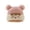 1-Pink219, variant on Oiyii Toddler Boys Cartoon‑Embroidery Knit Hat Solid Winter‑Warmth Beanie Daily‑Wear Headwear, Beige