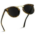 thumbnail image 1 of WearMe Pro - Lunettes de Soleil Rétro Vintage Rondes Polarisées pour Femmes à Monture Métallique, 1 of 3