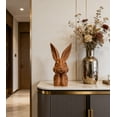 thumbnail image 6 of 3D Printed Gold Bunny Statue Vintage Spring Rabbits Easter Decor Resin Table Centerpiece Collectible Figurine, 6 of 6