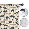 thumbnail image 4 of Blackout Kids Curtains,Dinosaur and Text Off White Pattern Children's Insulated Curtains Set Of 2,Bedroom Essentials,Toddler Room Decor 42"x84", 4 of 5