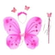 thumbnail image 4 of Disfraz de hada para niñas, disfraz de mariposa, disfraz de para , diadema con Luz roja Yuyangstore Disfraz de ala de hada, 4 of 8