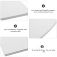 thumbnail image 2 of 2pcs Floating Corner Shelf Wall Mounted Storage Board Hanging Storage Shelves, 2 of 9