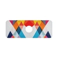 thumbnail image 7 of Yayeee Faucet Mat for Kitchen Sink 14.7" Diatomite Long Splash Guard Pad, Colorful Triangles, 7 of 7
