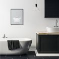thumbnail image 3 of Stupell Industries Rustic Lodge Alpaca Blue Bath Cute Black Framed Giclee Art, 24 x 30, by Leah Straatsma, 3 of 7